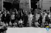 Ballets dins la Festa Verdaguer. Gil Orriols, alcalde de Folgueroles, Just Palma, regidor de Vic, Maria Homs, presidenta d'Amics de Verdaguer
