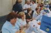 Setena trobada de puntaires durant la Festa Major de Sant Isidre