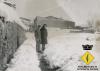 Joves al camí de ca n'Ollé i can Via després de la gran nevada de 1962