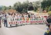 Manifestació a favor de la segregació de la Palma del municipi de Cervelló