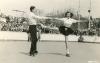 inauguració de la pista d'Hoquei i patinatge artístic a la Piscina Vella